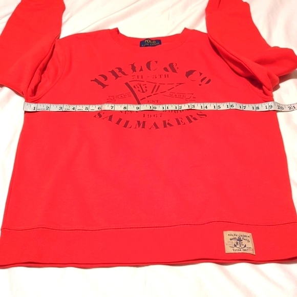 Polo Ralph Lauren Small size Red Boy's Sweatshirt. - Picture 4 of 8